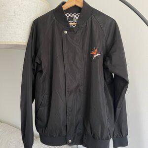 Hotel 1171 Birds of Paradise - Paradise Hotel Bomber Black Jacket Size Large